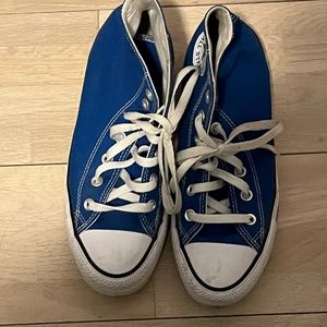 Blue Authentic High Top Converse